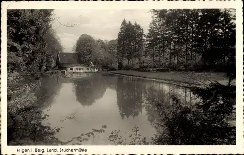 Ak Hilgen Burscheid im Rheinisch Bergischen Kreis, Gaststätte Bruchermühle, Inh. Herm. Rübenstrunk