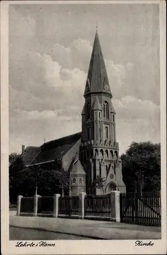 Ak Lehrte in Niedersachsen, Kirche