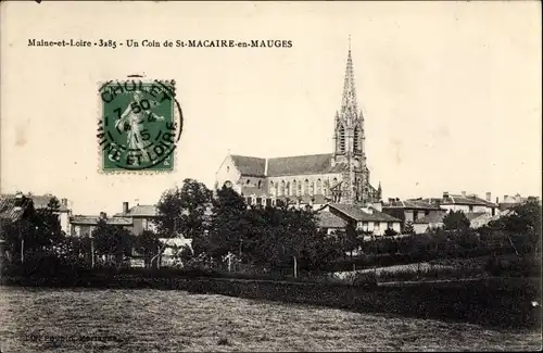 Ak Saint Macaire en Mauges Maine et Loire, Eglise