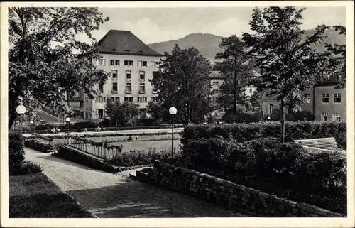 Ak Oberschlema Bad Schlema in Sachsen, Kurhotel und Gleesberg