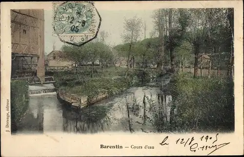 Ak Barentin Seine Maritime, Cours d'eau