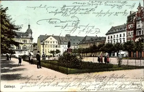 Ak Koblenz in Rheinland Pfalz, Goebenplatz