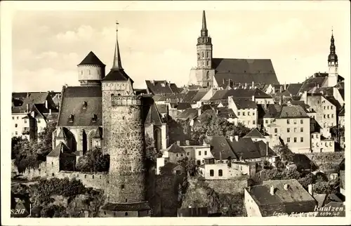 Ak Bautzen in der Oberlausitz, Blick auf den Ort