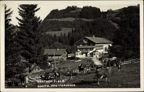 Ak Wertach im Allgäu, Gasthaus Pfeifermühle