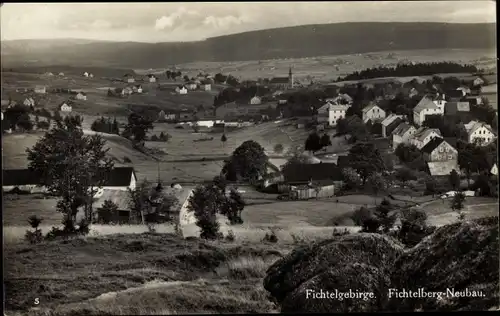 Ak Neubau Fichtelberg im Fichtelgebirge Oberfranken, Panorama