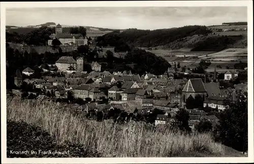 Ak Kronach im Frankenwald Bayern, Gesamtansicht