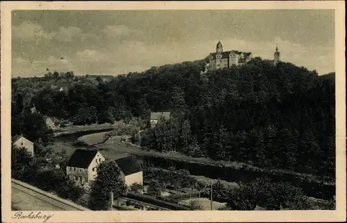 Ak Rochsburg Lunzenau in Sachsen, Schloss, Gasthaus zur Sonne