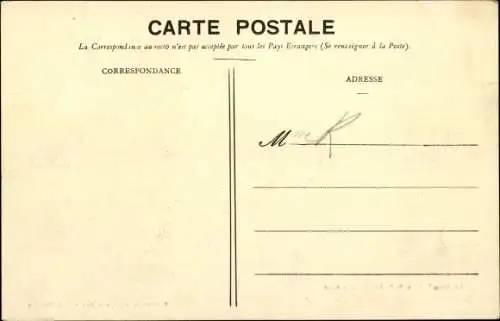 Ak Pontoise Val d'Oise, Les inondations de l'Oise, janvier 1910, L'Ile du Pothuis, Le Pavillon Rose