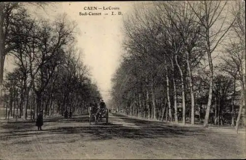 Ak Caen Calvados, Le Cours Sadi Carnot