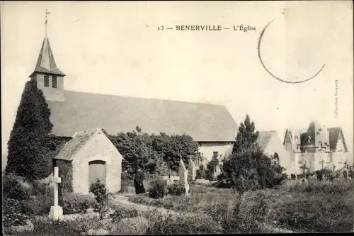 Ak Benerville Calvados, L'Eglise