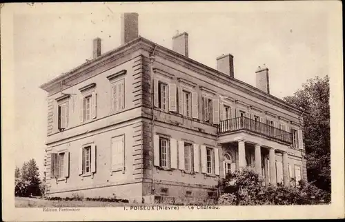 Ak Poiseux Nièvre, Le Chateau