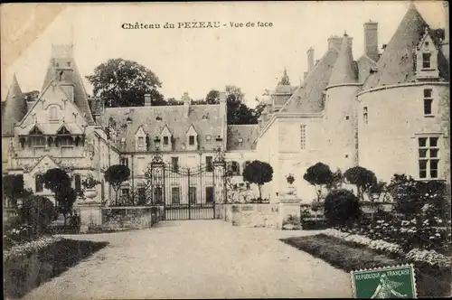 Ak Pezeau Nièvre, Chateau