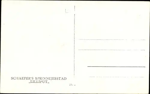 Ak Schaefer's Sprookjesstad Lilliput, Ponny