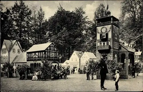 Ak Schaefer's Sprookjesstad Lilliput, In der Stadt, Stadtuhr