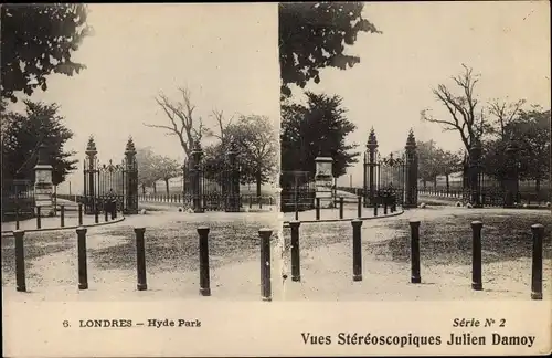 Stereo Ak London City England, Hyde Park