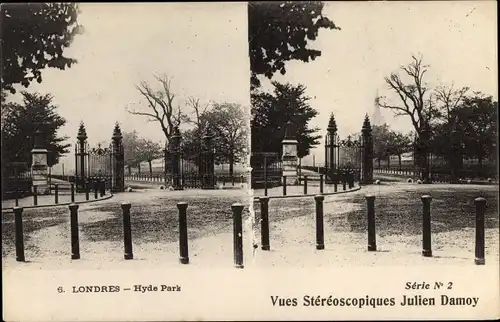 Stereo Ak London City England, Hyde Park