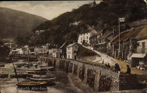 Ak Lynmouth Devon, Harbour