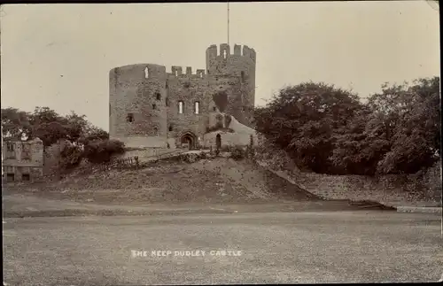 Ak Dudley West Midlands England, The Keep, Dudley Castle