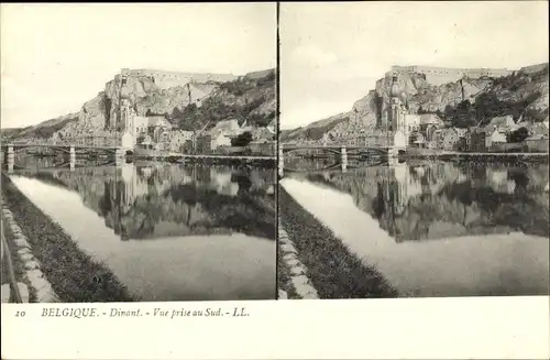 Stereo Ak Dinant Wallonien Namur, Vue prise au Sud