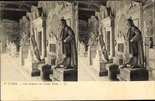 Stereo Ak Pisa Toscana, Intérieur du Campo Santo