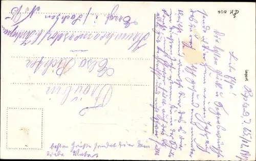 Ak Glückwunsch, Neujahr, Kalender, Zwerge