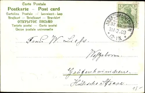 Ak Glückwunsch, Neujahr, Kalender