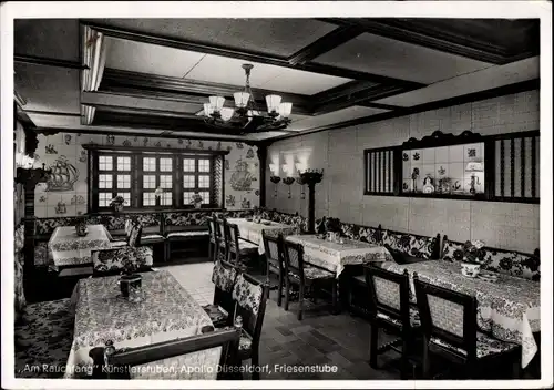 Ak Düsseldorf am Rhein, Künstlerstube Am Rauchfang, Friesenstube, Apollo Theater, Königsallee 106