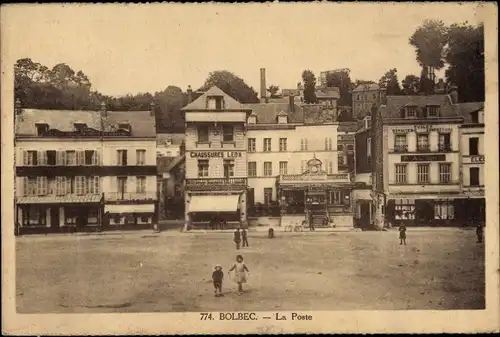 Ak Bolbec Seine Maritime, La Poste