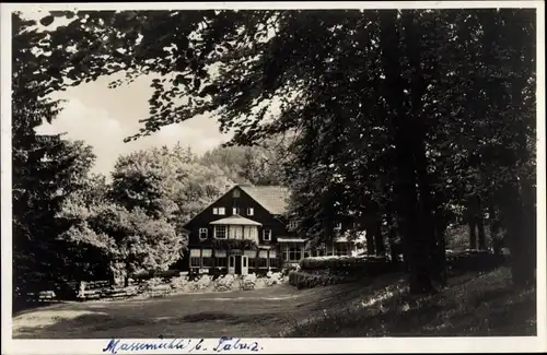 Ak Tabarz im Thüringer Wald, Blick zur Massemühle im Lauchagrund