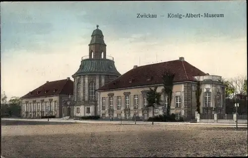 Ak Zwickau in Sachsen, König Albert Museum