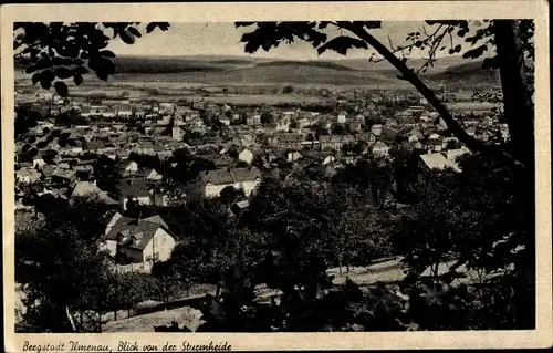 Ak Ilmenau in Thüringen, Blick von der Sturmheide auf Ort