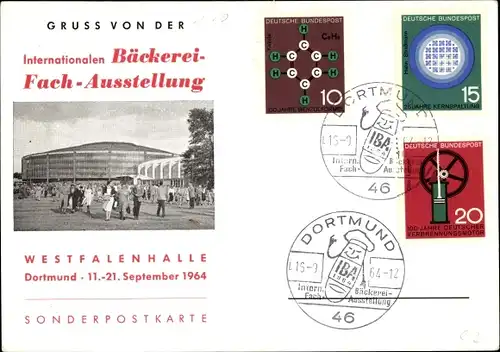 Ak Dortmund im Ruhrgebiet, Internationale Bäckerei Fachausstellung 1964, Westfalenhalle