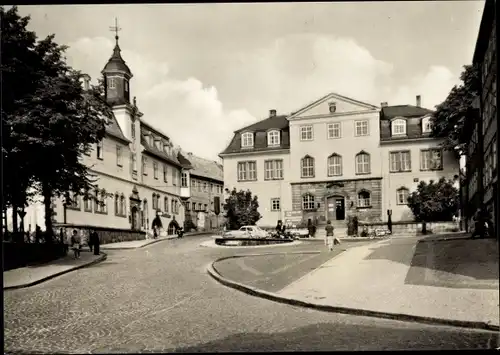 Ak Ilmenau in Thüringen, Rathaus und Schloss