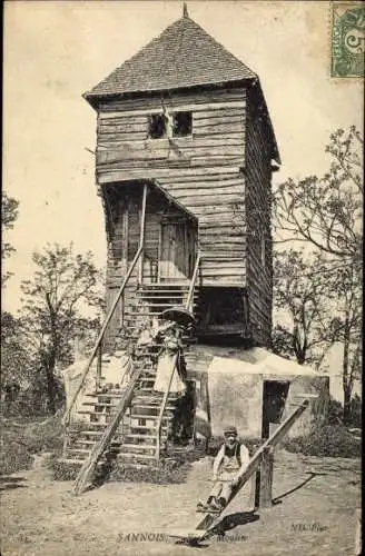 Ak Sannois Val d’Oise, Le Moulin