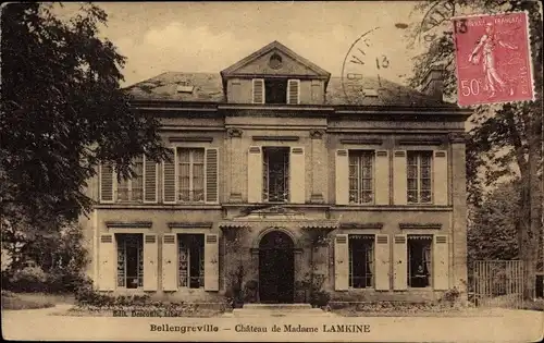 Ak Bellengreville Calvados, Chateau de Madame Lamkine