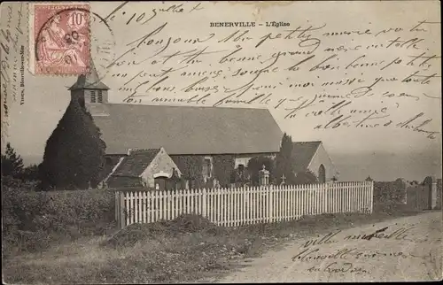 Ak Benerville Calvados, L'Eglise