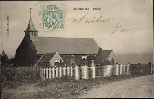 Ak Benerville Calvados, L'Eglise