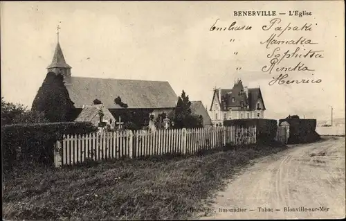 Ak Benerville Calvados, L'Eglise