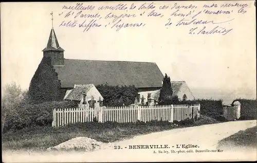 Ak Benerville Calvados, L'Eglise