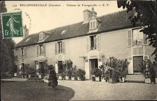 Ak Bellengreville Calvados, Chateau de Franqueville