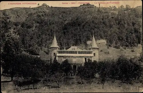 Ak Fontanges Cantal, Le Chateau de Fromental