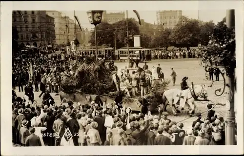 Foto Ak Wien 1 Innere Altstadt, Sängerbundfest, Festumzug 1928