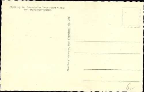 Ak Bad Bramstedt in Holstein, Musikzug der Turnerschaft