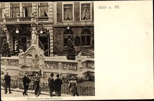 Ak Köln am Rhein, Heinzelmännchenbrunnen