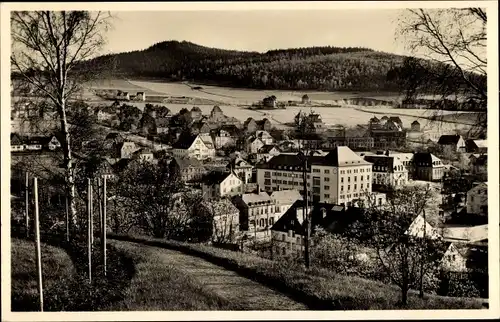 Ak Oberschlema Bad Schlema im Erzgebirge, Panorama mit Gleesberg