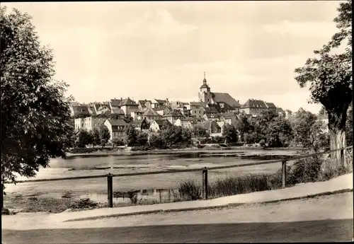 Ak Ronneburg in Thüringen, Am Baderteich