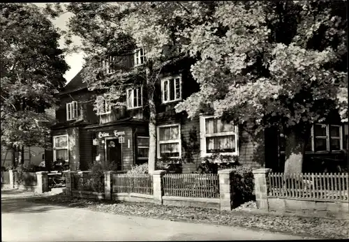 Ak Mandelholz Elend Oberharz am Brocken, HO Gaststätte Grüne Tanne