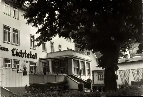 Ak Unterweißbach Thüringen, Hotel zum Lichtetal