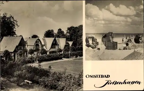 Ak Ostseebad Boltenhagen, Strandpartie, Häuser