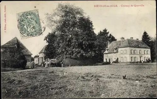 Ak Bieville en Auge Calvados, Chateau de Querville